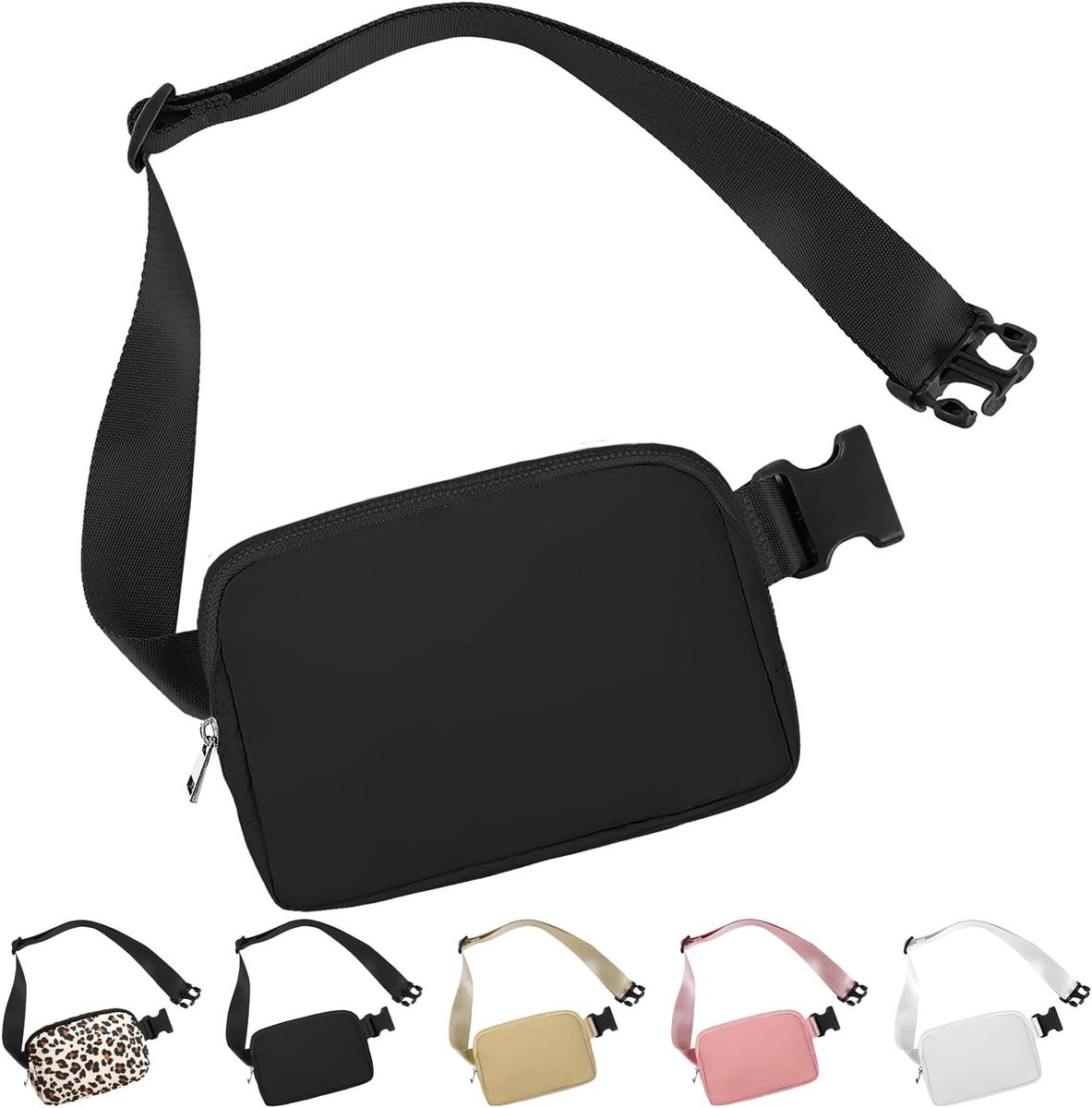 Heupzak voor mannen en vrouwen - Verstelbare fanny pack - Slingbag voor outdoor - Ideaal voor hiking en camping - ShopVlot