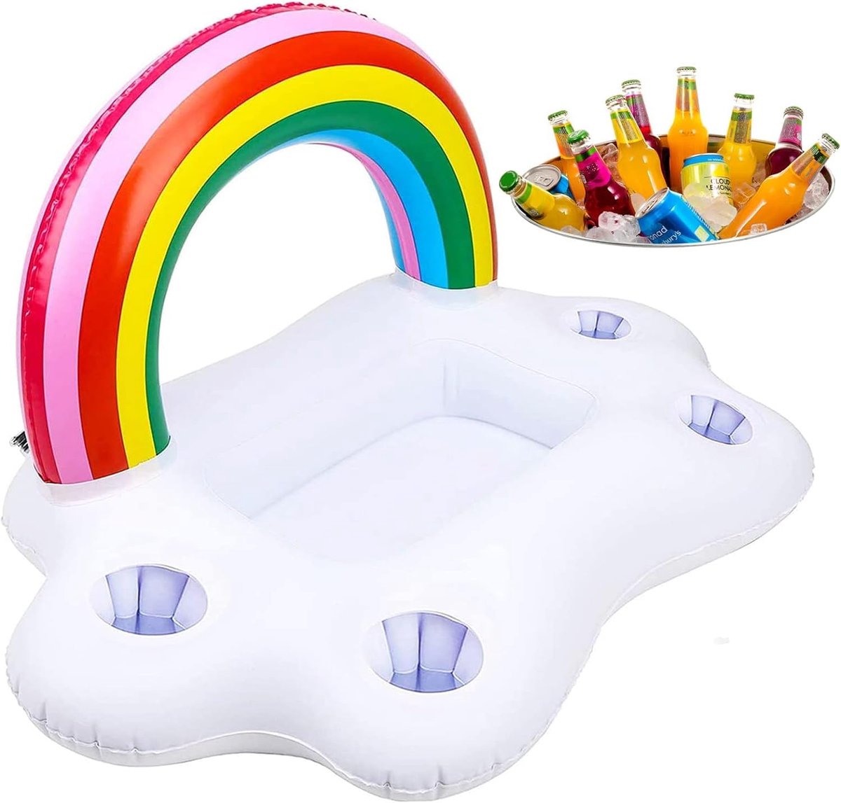 Opblaasbare drankkoeler - Hawaii decoratie - Drijvende bar voor zwembad - Perfect voor snacks en drankjes - ShopVlot