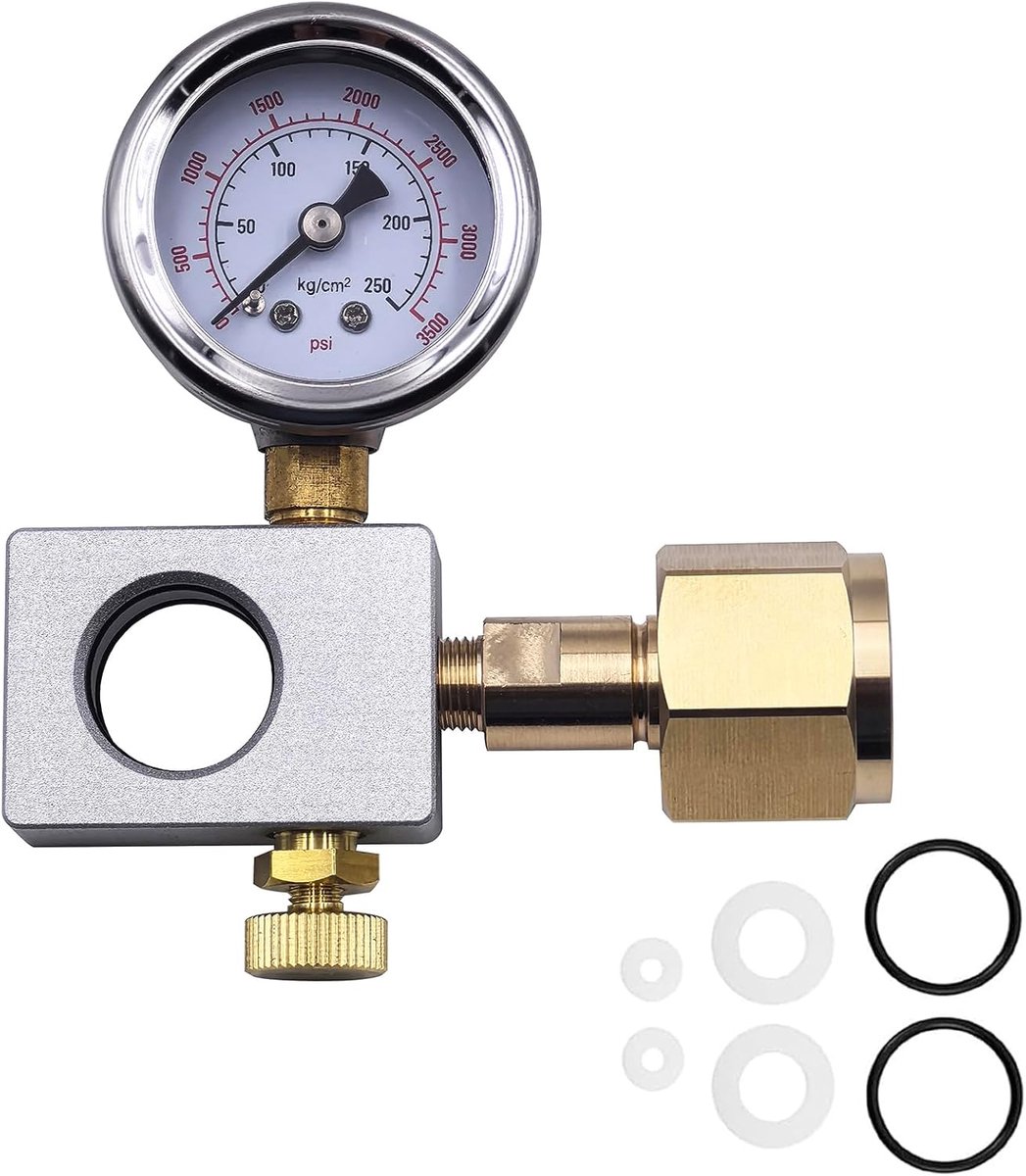 CO2 vulstation adapter met drukmeter - voor DUO Terra Art Gaia Rosa - veilig en eenvoudig gebruik - ShopVlot