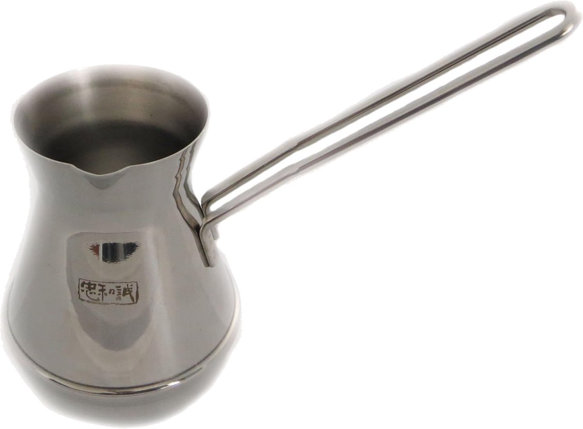Turkse koffiezetter 500ml - volledig roestvrij staal 1mm - authentieke smaak - ideaal voor turkse koffie - ShopVlot