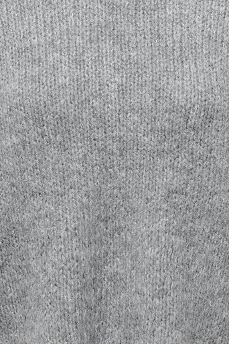 Jacqueline de Yong Trui Jdylinea S/s Pull O-neck Knt Noos 15392709 Medium Grey Melange Dames Maat - XS — cadeau in Cadeau-ideeën - foto 3