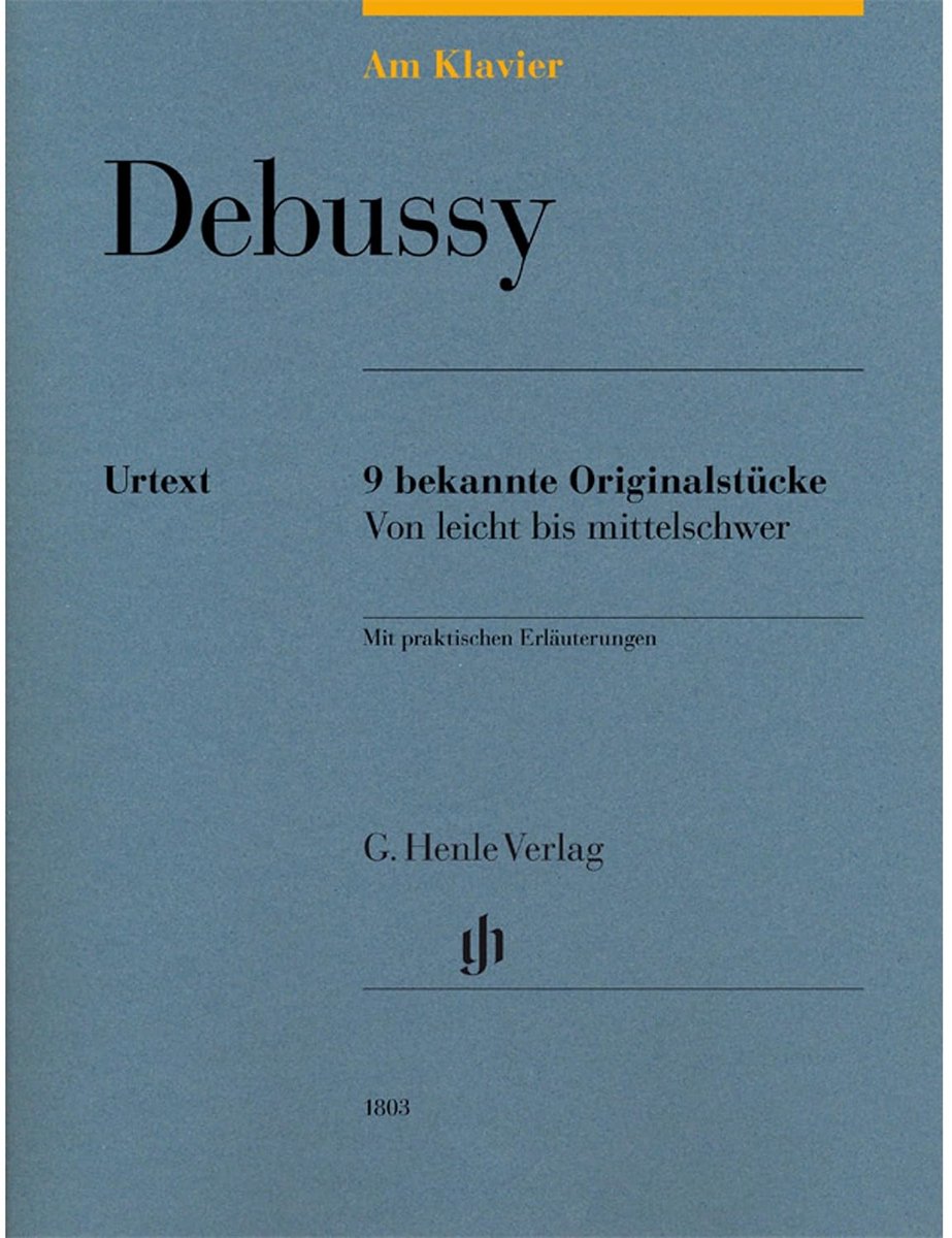 Pianomuziek 9 werken van Debussy - voor piano met twee handen - klassieke stukjes - perfect voor pianisten - ShopVlot