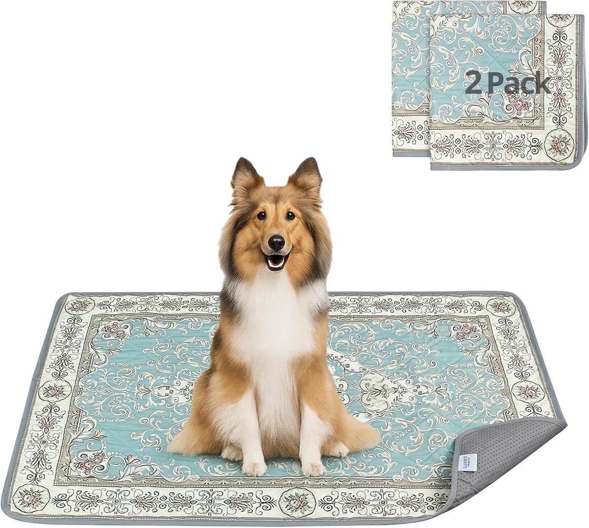 Wasbare huisdier urine mat 70 x 100 cm - herbruikbare puppy mat - snel absorberend - ideaal voor honden en katten - ShopVlot