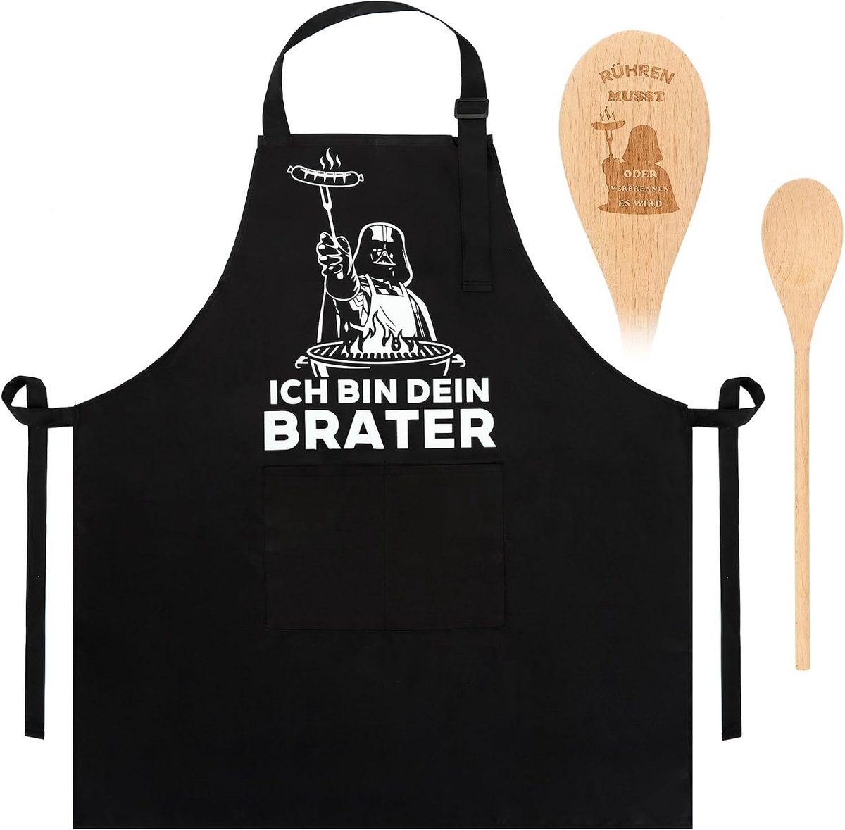 BBQ Schort voor Mannen - Verstelbaar - Waterafstotend - Ideaal voor barbecueën - ShopVlot