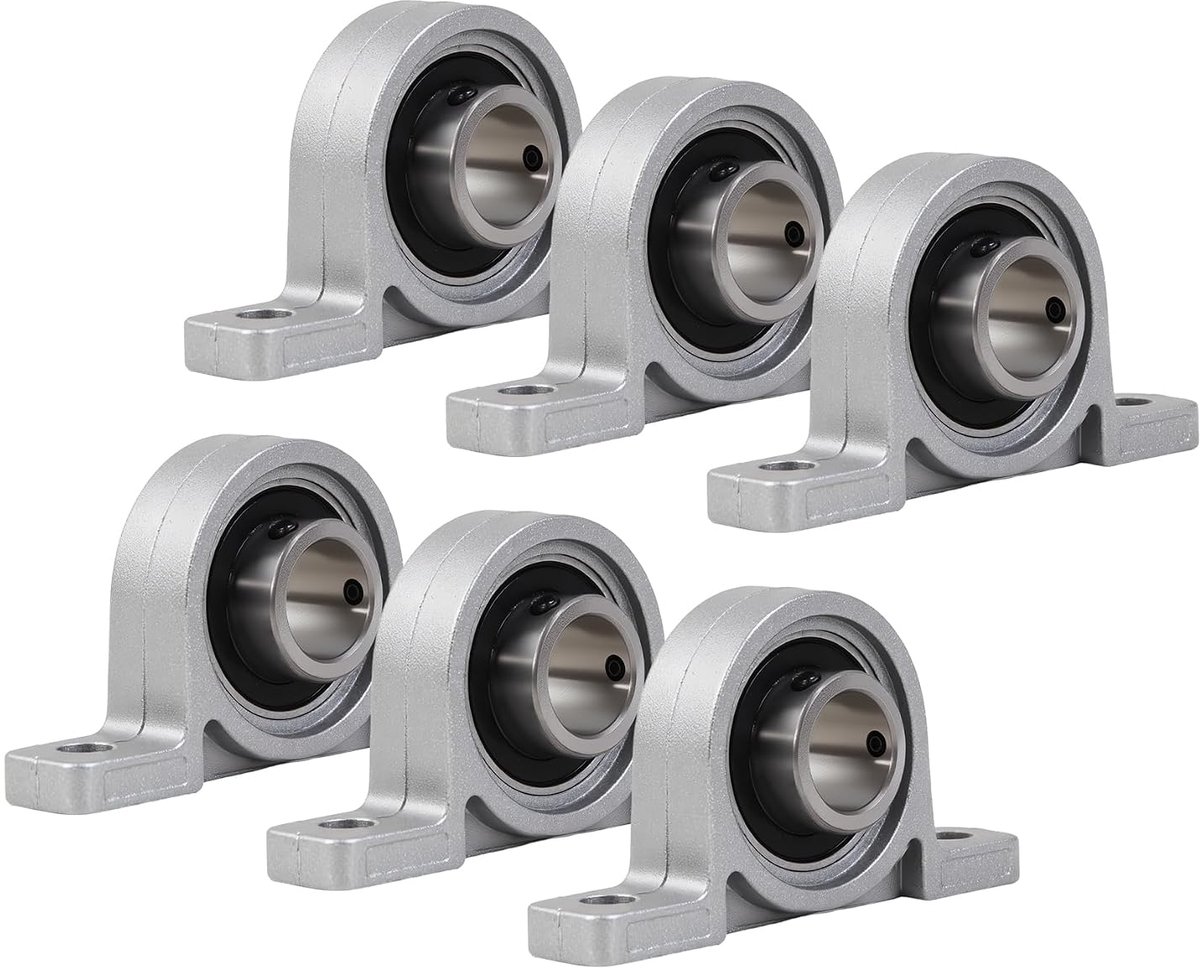Staande lagers 8mm - Zinklegering flenslagers - Geschikt voor 3D printers - Betrouwbare prestatie - ShopVlot