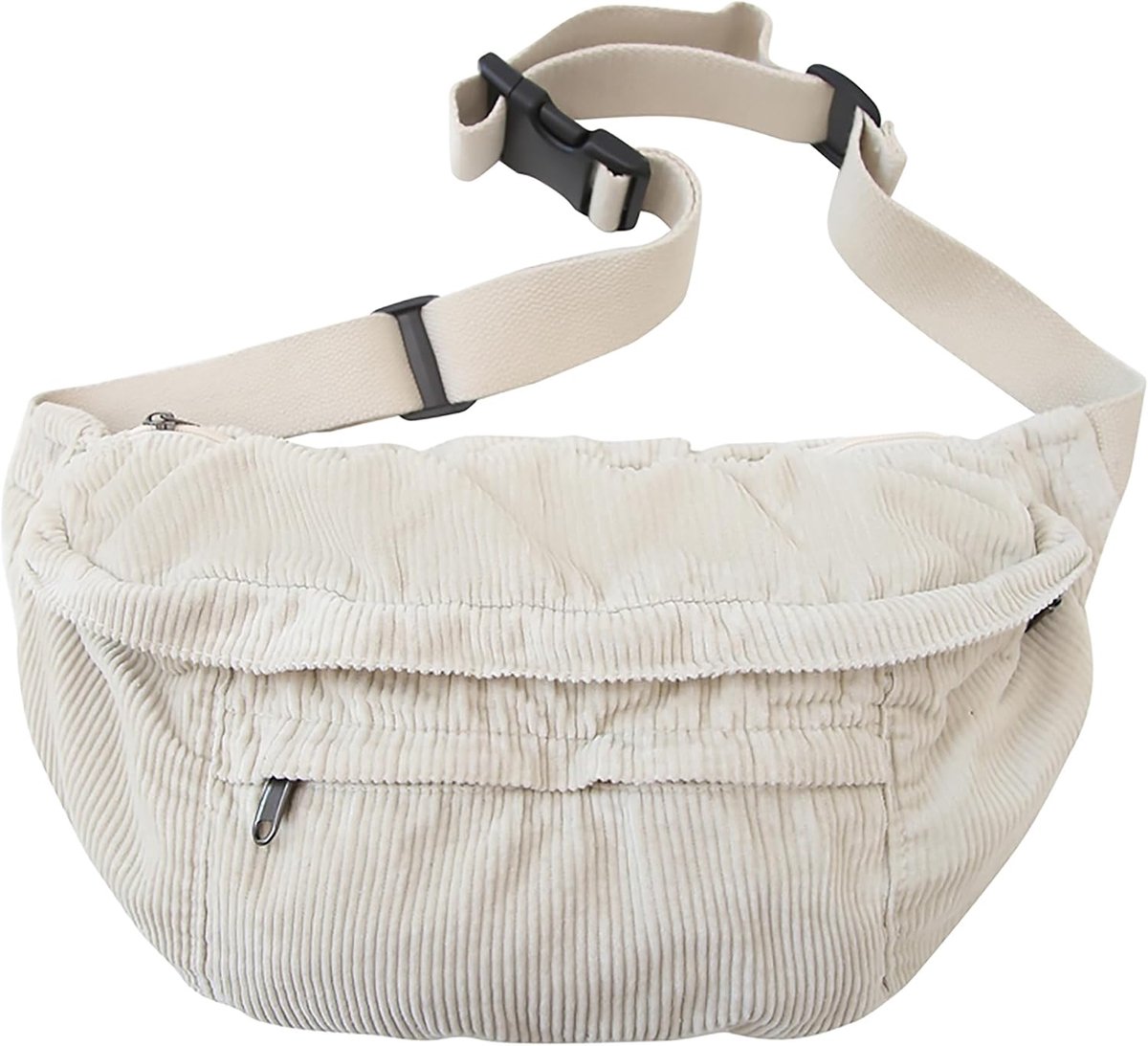 Crossbody tas voor dames en heren - corduroy - schoudertas - ideaal voor reizen - ShopVlot