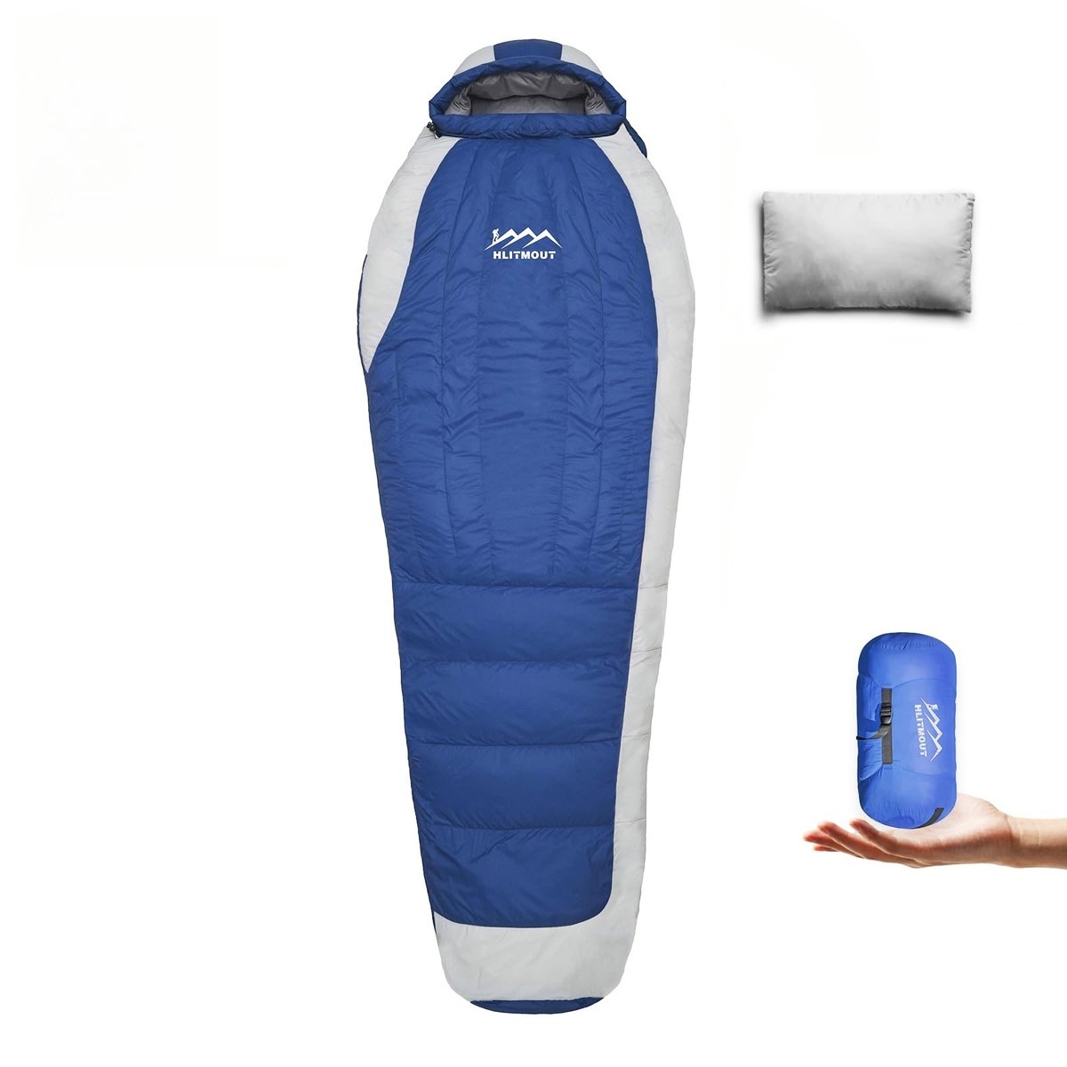 Donsslaapzak XL 215cm - 680FP eendendons - Geschikt voor -15°C tot 7°C - ShopVlot