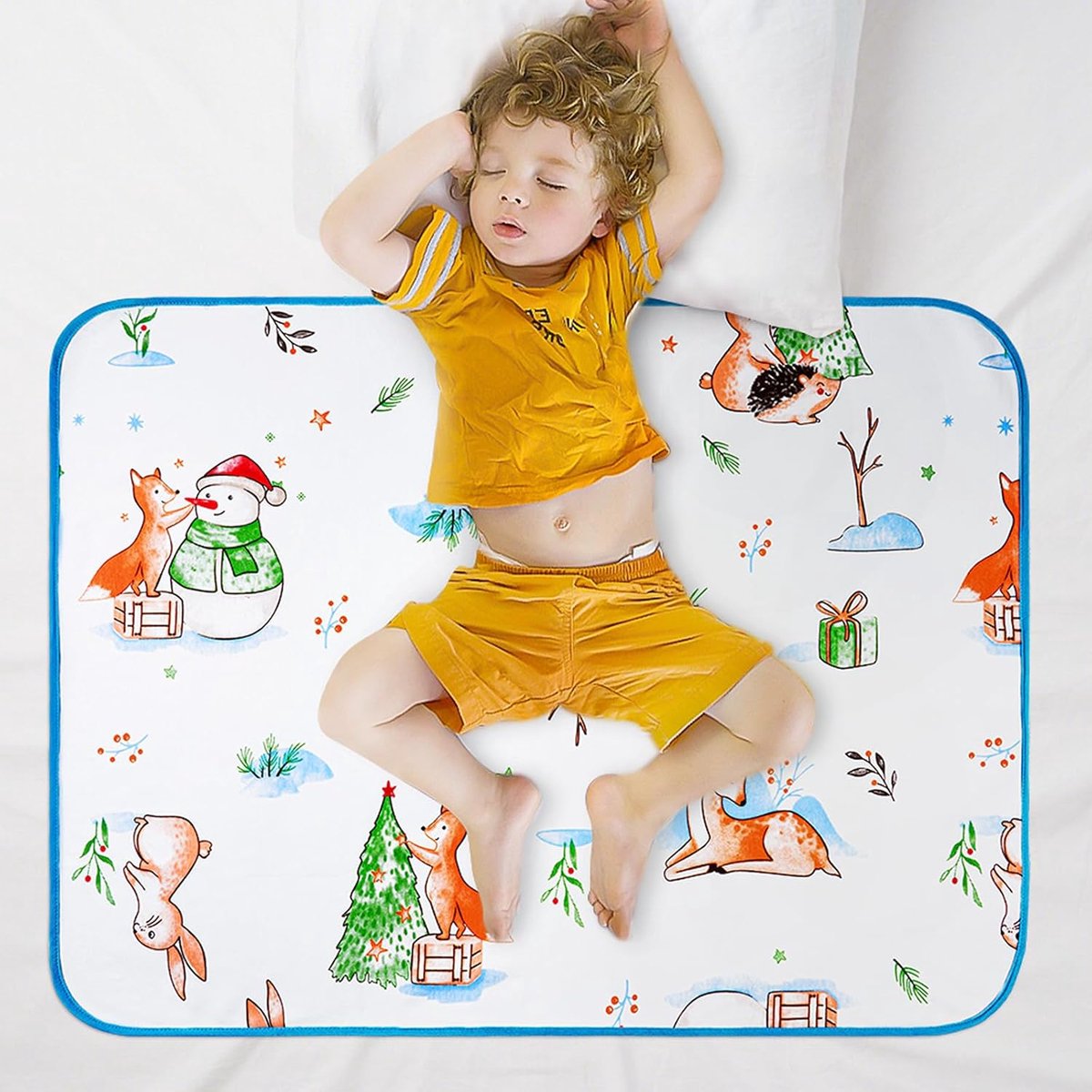 Draagbare aankleedmat 70 x 90 cm - waterdicht - wasbaar - ideaal voor onderweg - ShopVlot