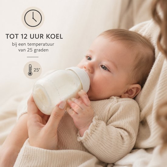HSNL® Luxe Kolftas - Kolftas Borstvoeding - Koeltas - Moedermelk Bewaarzakjes - Inclusief Koelelement van H&S. — afbeelding 5
