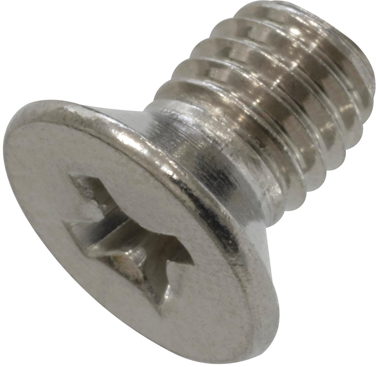 - C59542 - Set van 10 metalen schroeven M5x8 mm met verzonken kop - PH2-sleuf - DIN 965 - roestvrij staal A2 - metrische standaard schroefdraad - schroevendraaier voor montage bevestiging