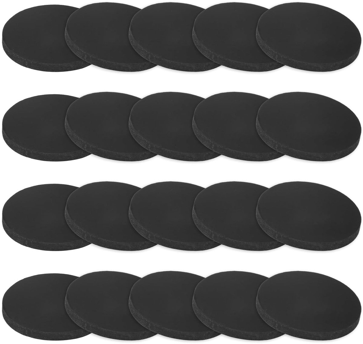 METERXITY Set van 20 rubberen sluitringen, 30 mm buitendiameter x 3 mm dik, anti-trillingen, geluidsreducerende rubberen afstandschijven, afdichtbussen, meubels, doe-het-zelf afdichtwerkzaamheden