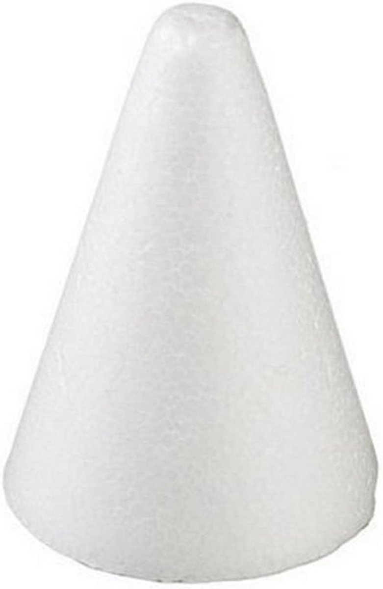 0181218 CONE VAN STYROPOR Ø 4cm H6cm 5-pack