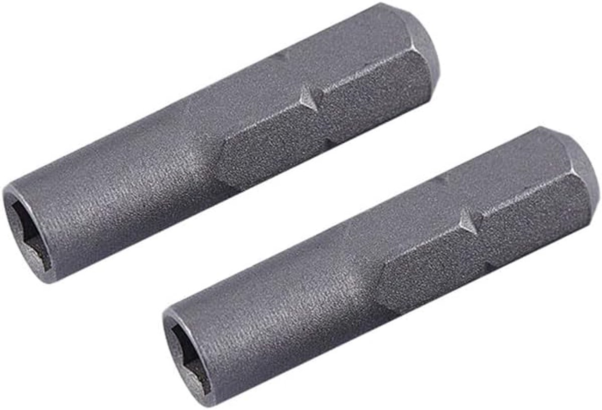 2 stuks adapter voor schroevendraaierbit, precisie-bithouder met zeskantschacht voor handmatige en elektrische schroevendraaiers, snelwisseladapter met magnetische bit