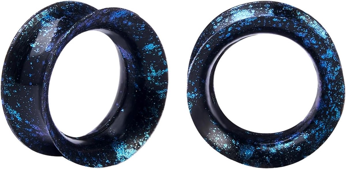 Siliconen oortunnel, extra zachte plug, piercing sieraden, 2 stuks, 3 - 25 mm