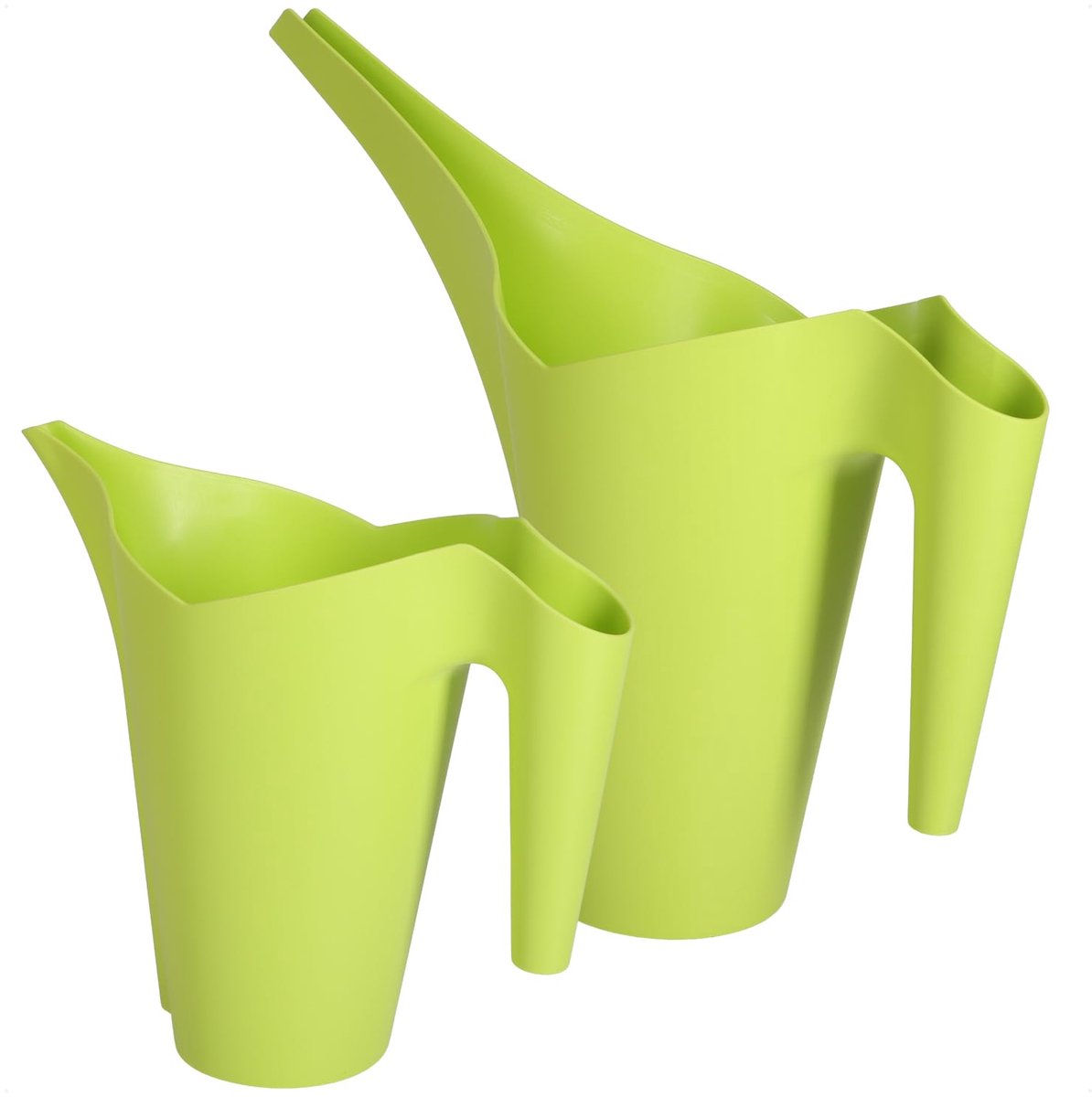 Gieter set 1,0 L en 1,4 L - stijlvolle gieters met lange tuit - ideaal voor plantenverzorging - SnelShoppen