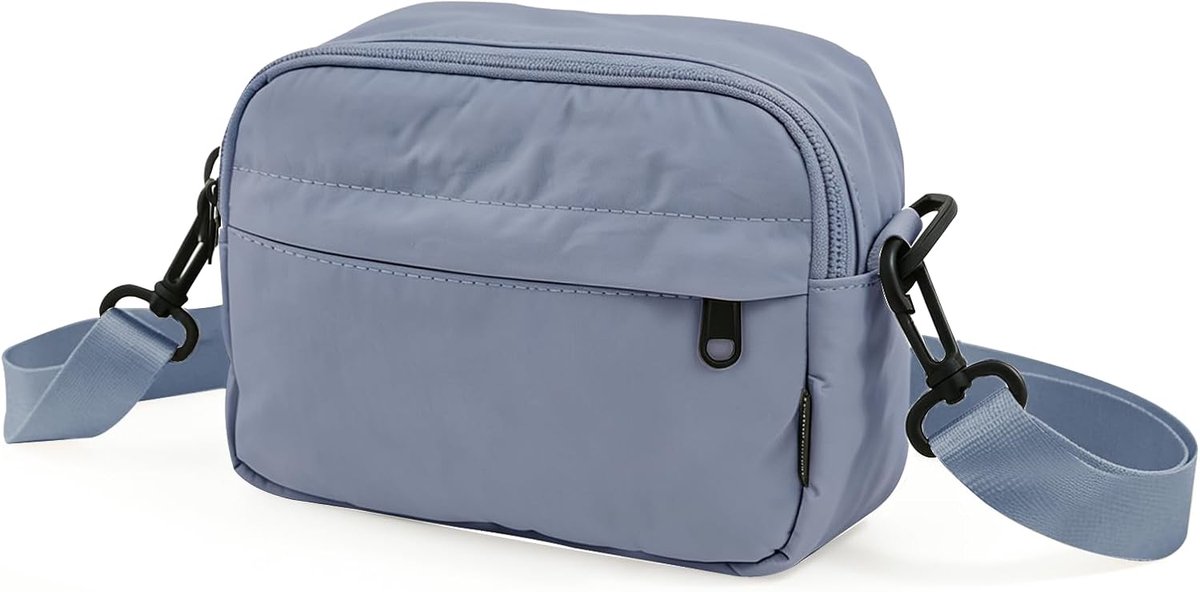 Schoudertas voor dames van nylon, schoudertas voor dames, kleine lichte waterdichte schoudertas met verstelbare schouderriem