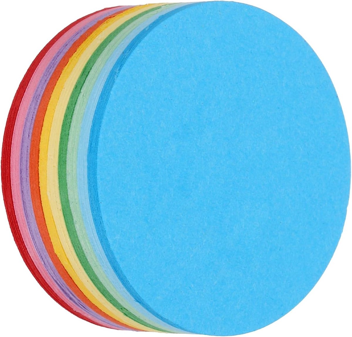 200 STK. Cirkeluitknipsels van papier, 2 inch ronde uitsparingen 70gsm cirkelkarton voor knutselwerk en prikborddecoratie