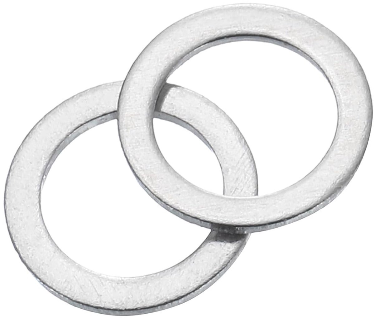 Set van 120 stuks, M4 x 6 x 0,1 mm, 304 roestvrij staal, sluitringen, platte afdichtingen, ringbevestigingen, sluitringen, set voor schroeven, moeren, schroefdraadstang