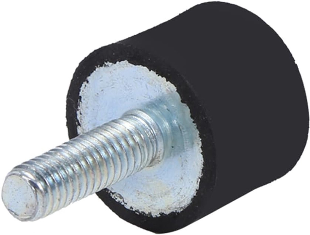 lagers, schokdemper, 4 x M8 M6 rubberen lagers, schokdemper, anti-vibratie, silentblok-spoelen voor rubberen buffers, M5, rubberen buffers, rubberen lagers, M8, rubberen afstandhouder, M6