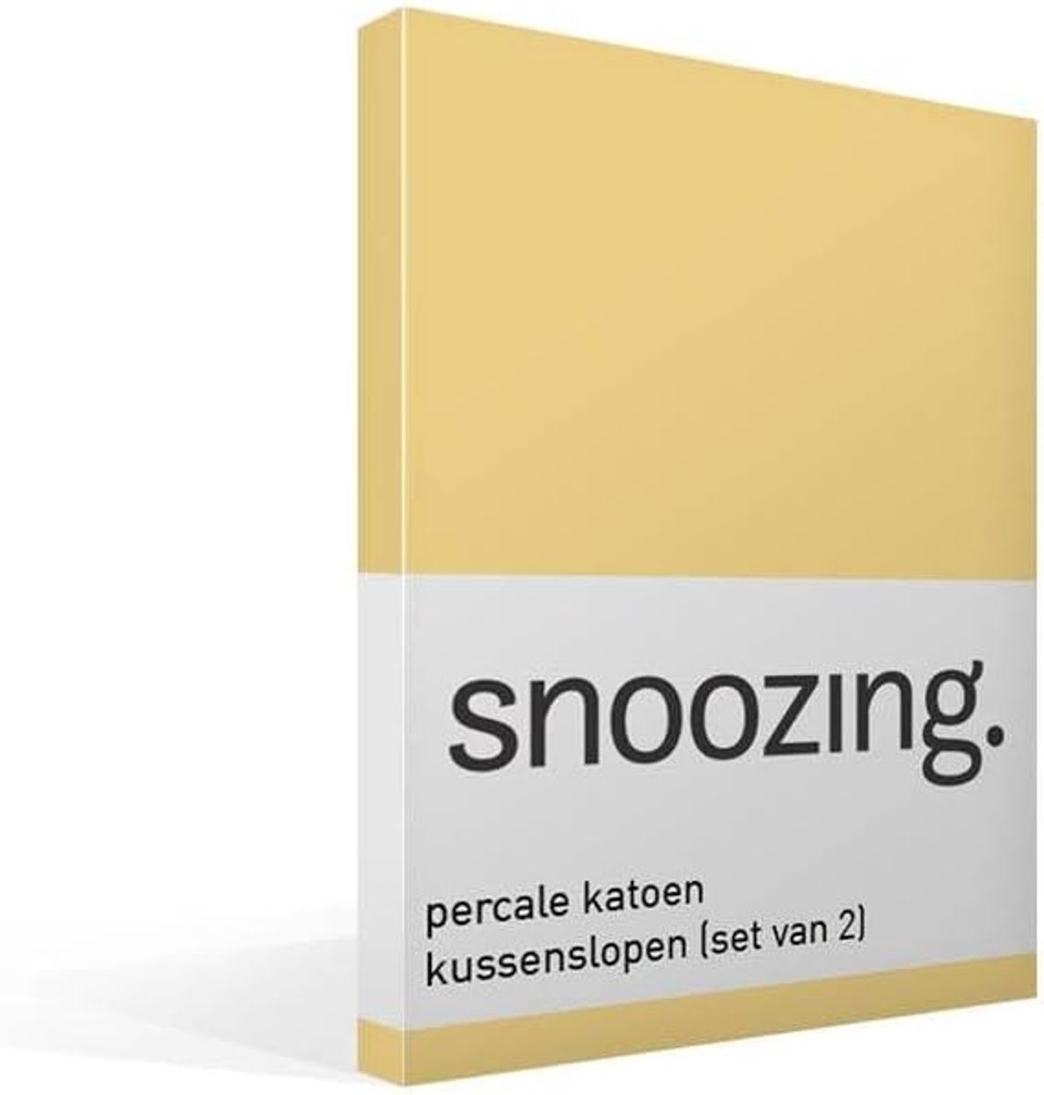 Sloop 60x70 cm - Katoen - Geel - Ideaal voor elke seizoen - SnelShoppen