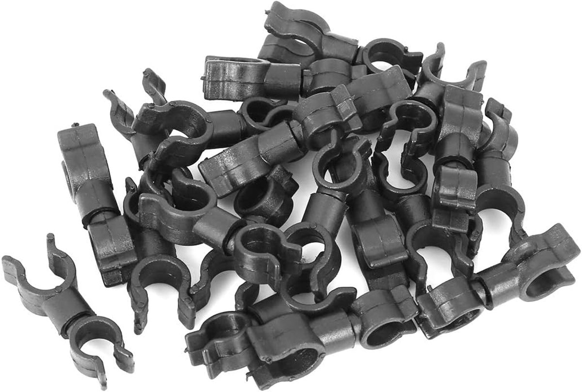 20 stuks Auto Plastic Bevestigingen Olie Buis Clip Houder 13.3x39mm