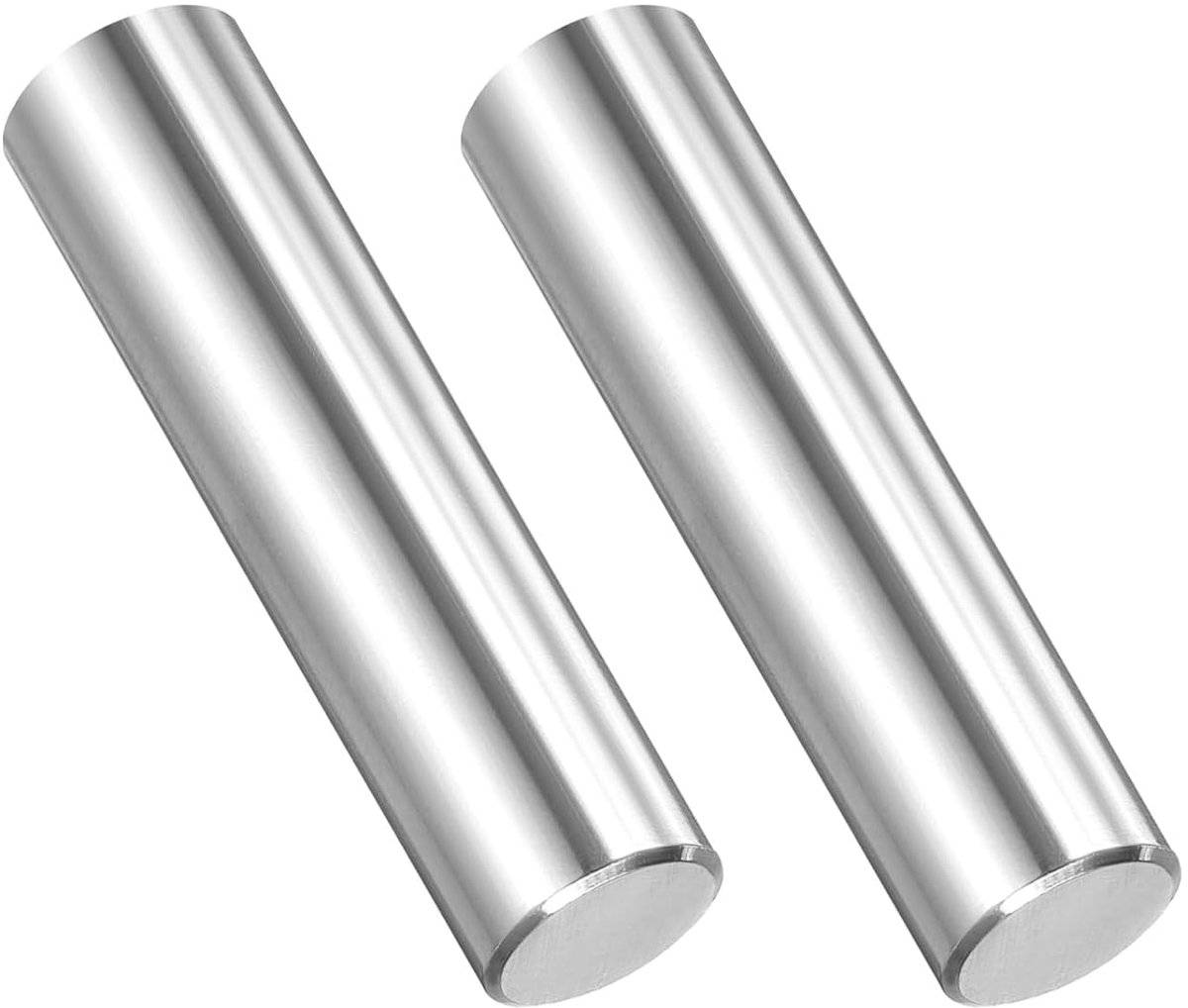 2 stuks stiften in marine-kwaliteit, 316 roestvrij staal, ronde staven van metaal, 12 mm x 50 mm, lineaire rail, massieve stang voor planken, componenten