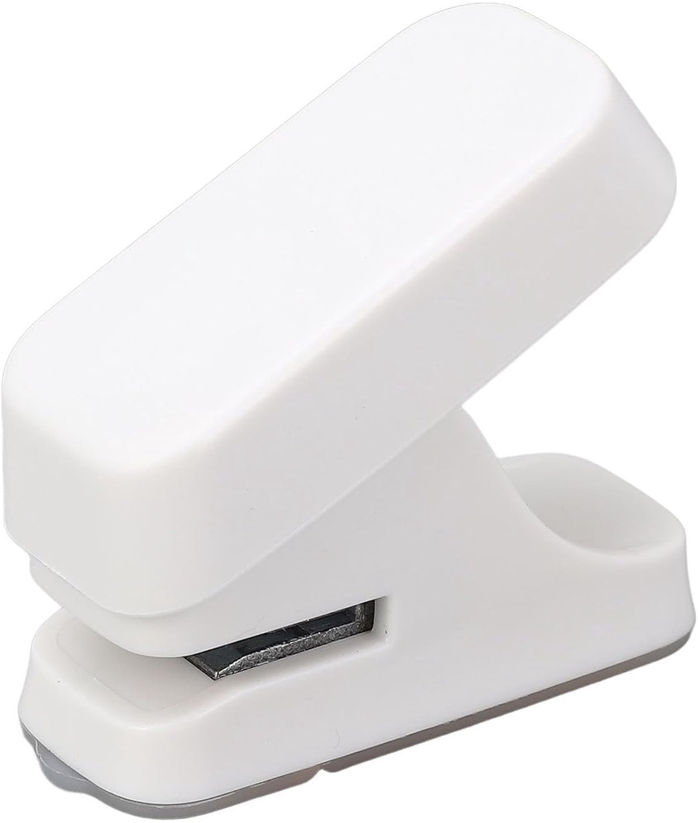 Perforator voor Papier, Enkelgat Ringband Perforator met T-vormige Snijder voor Scrapbooking, Journaling en Handwerk – Kunststof Constructie