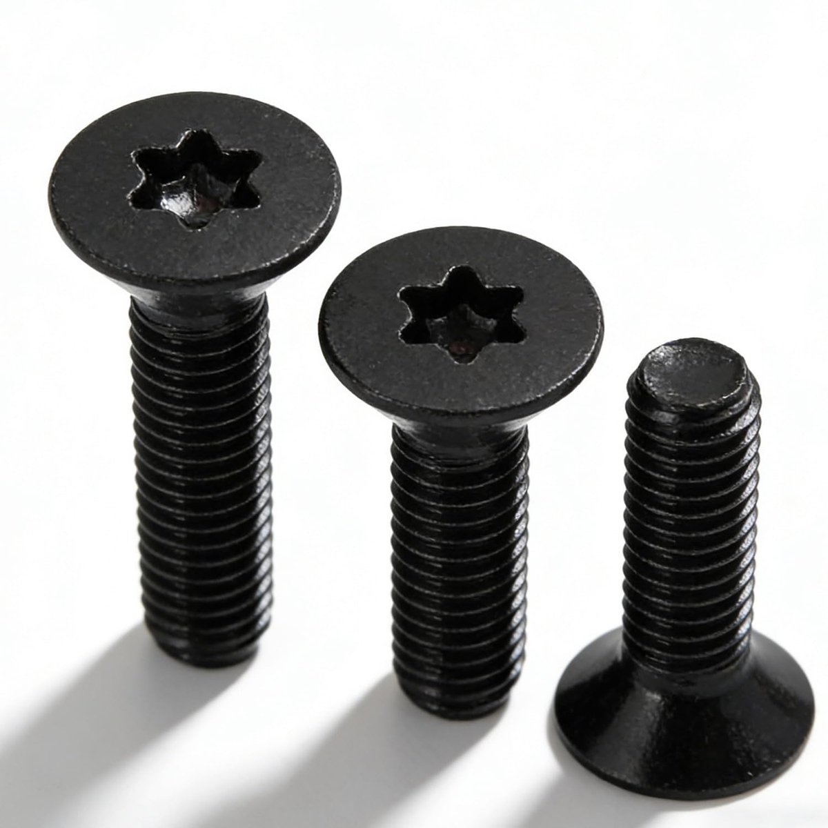 50 stuks Torx verzonken schroeven M3 x 16 mm - mechanische schroeven van roestvrij staal A2 V2A volledige schroefdraad schroeven voor metaal, machines en meubels