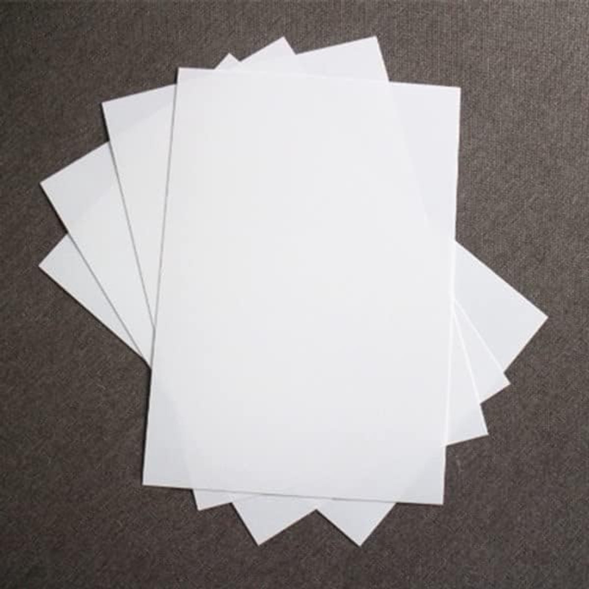 12 vellen thermisch papier, krimpfolie of magisch papier, bedrukbaar met inktprinter, A4-formaat magische kunststof (wit)