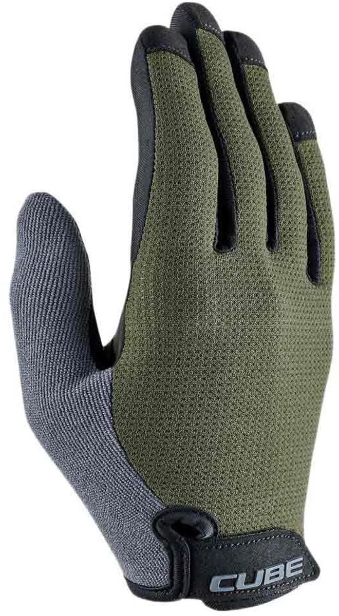 CUBE GLOVES CMPT COMFORT LONG FINGER TM REED GREEN