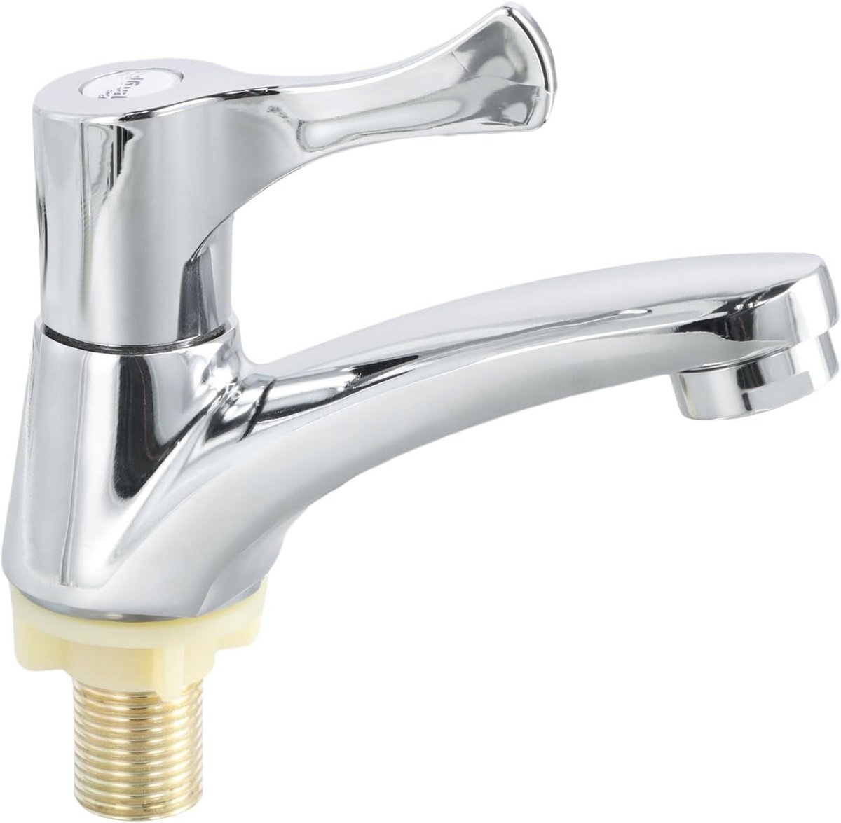 Kraan, zilveren moderne badkamerkranen, zinklegering kraan, wastafelaccessoires voor keuken, badkamer en wasruimte