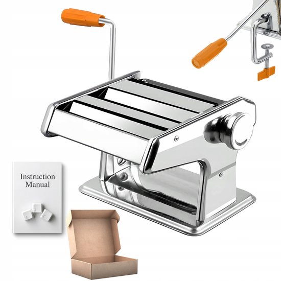 Merkloze Handmatige Pastamachine voor Pasta, Deeg & Vlees - 3-in-1 van merkloze — afbeelding 4