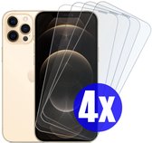 Screenprotector geschikt voor iPhone 12 Pro Max - Gehard Glas - Tempered Glass Armor Screen Cover - 4 Stuks