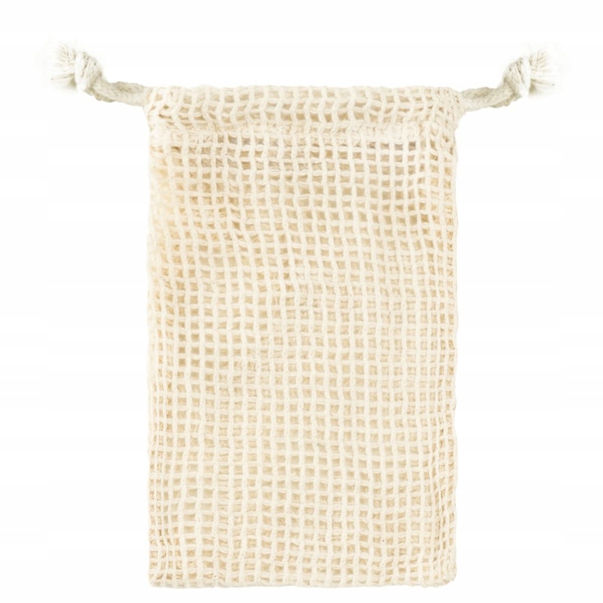 Ecru Katoenen Mesh Zakje 12x15 cm - Ideaal voor Cadeaus & Drobiazgi