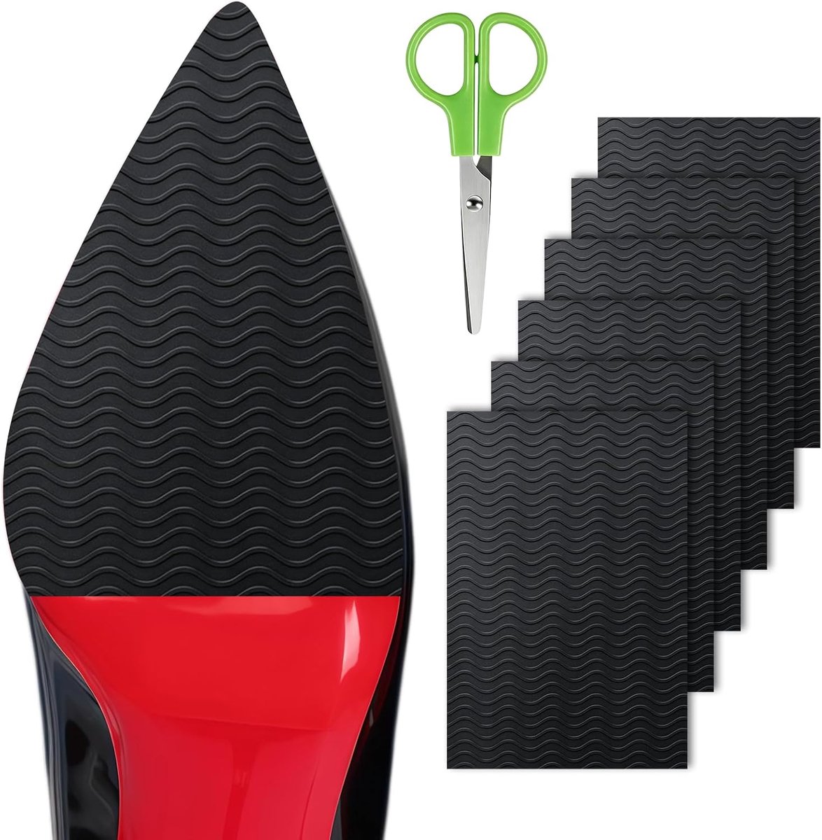 Schoenzool beschermende handgrepen - 6 stuks zelfklevende pads - anti-slip voor hoge hakken - ShopVlot