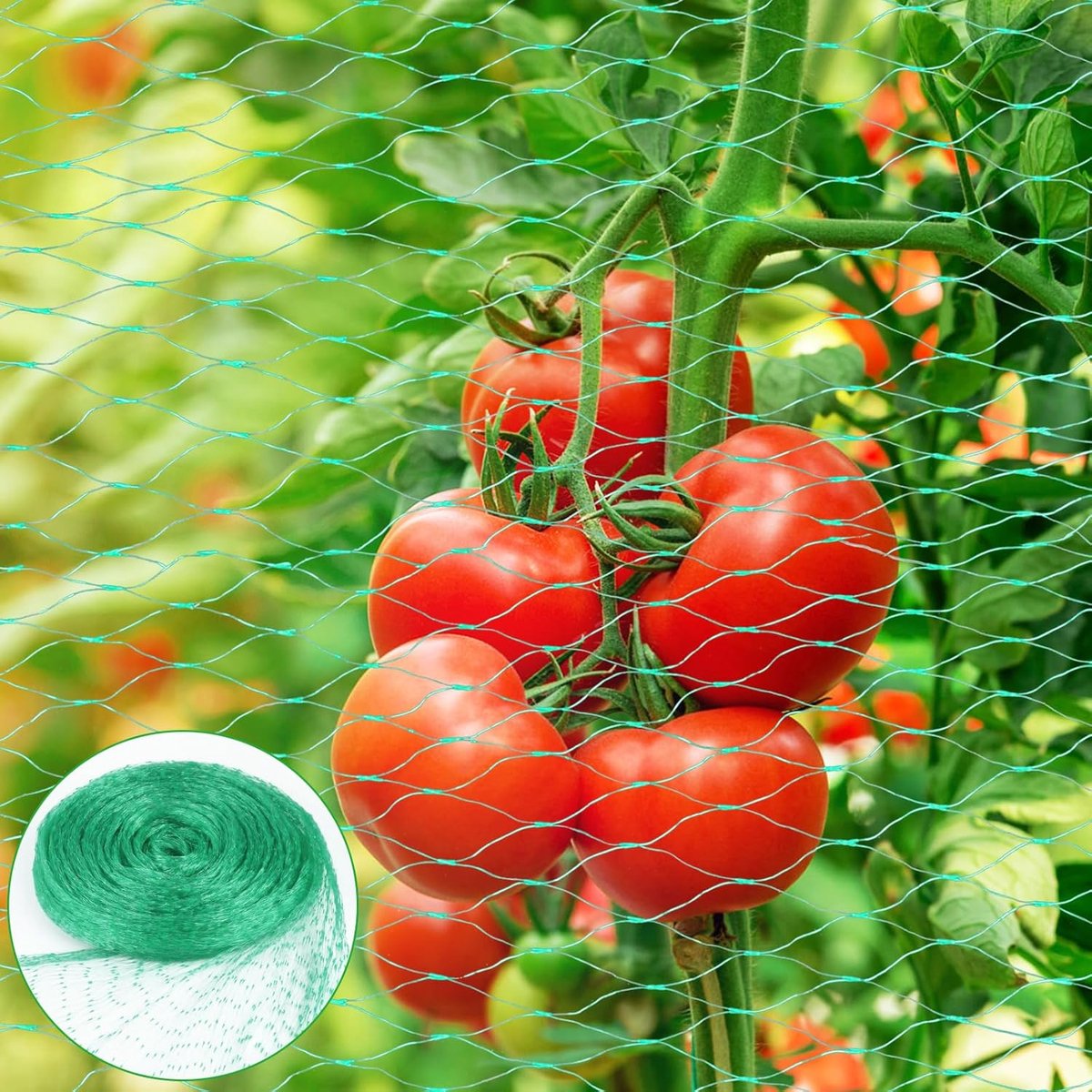 Vogelschriknet 4 x 10 m - Fijnmazig tuin- en vijvernet - Bescherming voor planten en fruitbomen - Ideaal voor de tuin - ShopVlot