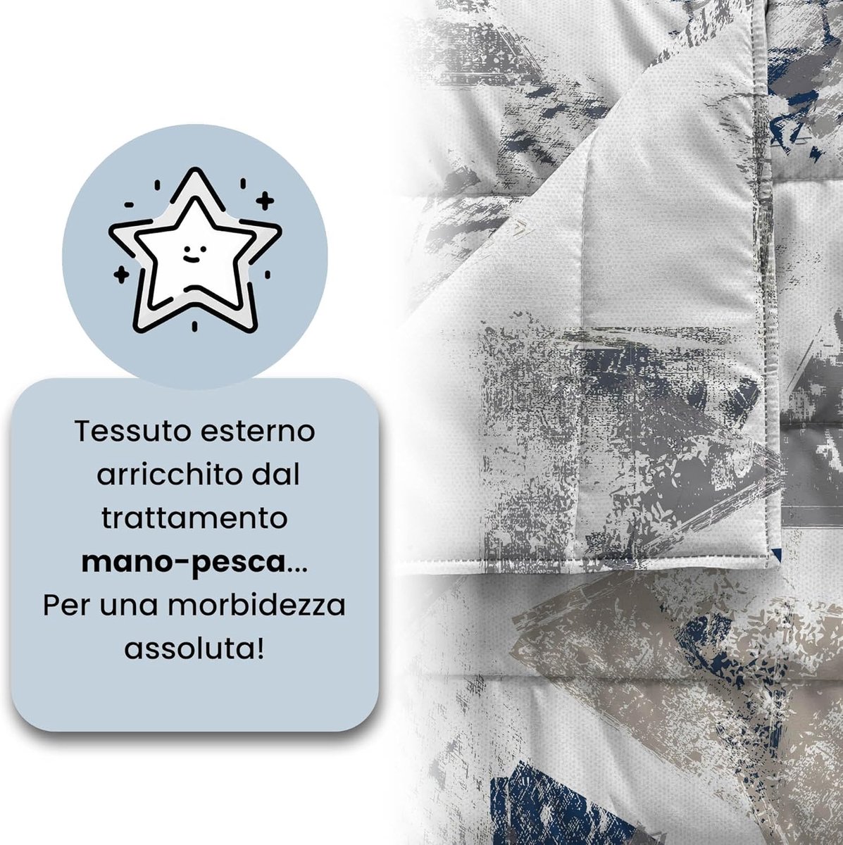 Zomerdeken 160x240 cm - Urban Blu - Zacht microfiber - Ideaal voor warme nachten - ShopVlot