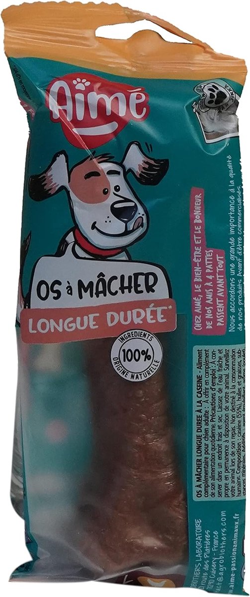 Kauwsnack voor grote honden - Chew Bones met melkcaseïne - Graanvrij - Ondersteunt gewichtsbeheersing - ShopVlot