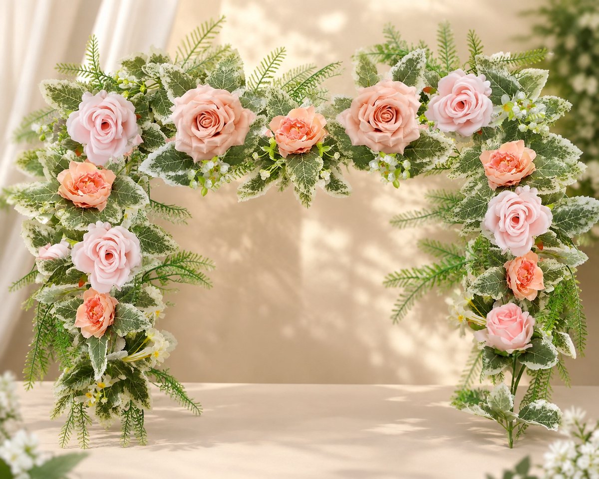 Kunstmatige Pioenrozen Slinger 175 cm Roze Bloemenrank Hangend voor Bruiloft Feest Lente Tafeldecoratie Bloemenwand Deur en Raamdecoratie