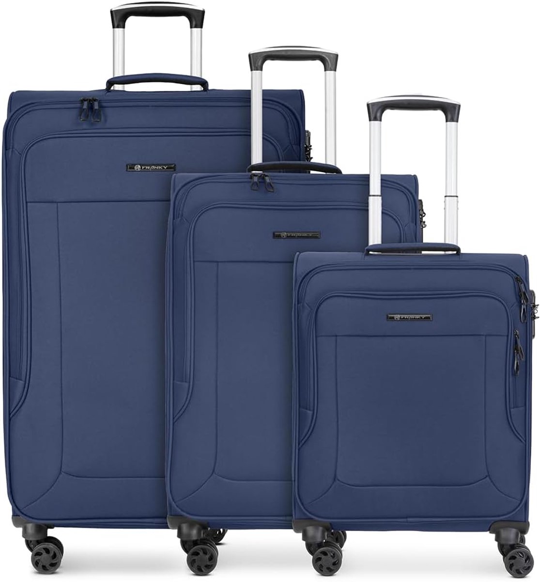 Koffer set 3-delig - met cabin case - lichtgewicht en praktisch - ideaal voor reizen - ShopVlot