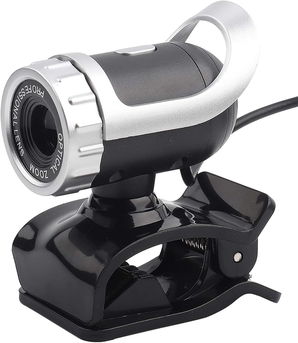 webcam 0.3MP - clip-on - 360° draaibaar - ideaal voor videobellen - ShopVlot