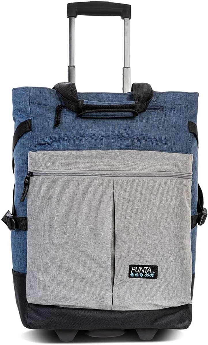 SnelShoppen - Punta Winkelwagentje met Cooler Compartment, 52 cm, 2 Wielen, Handige Boodschappentrolley met Koelfunctie, Ideaal voor Boodschappen, Fee