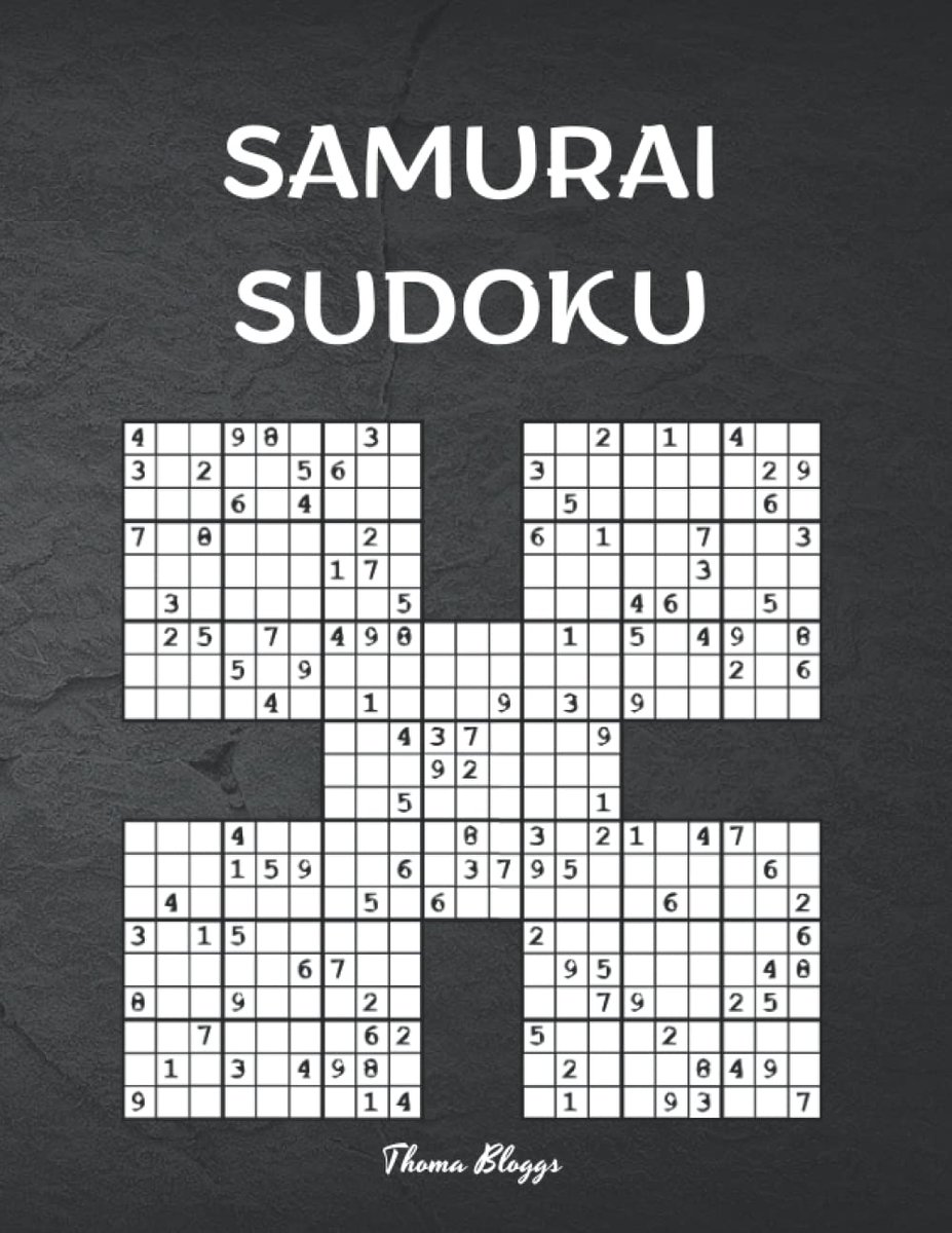 sudoku samurai - hersentraining puzzel - unieke oplossingen - stimuleert logisch denken - ShopVlot