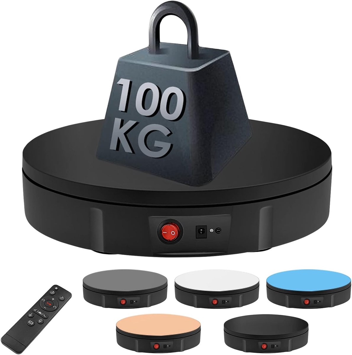 Draaitafel 30 cm - Elektrisch - 360 graden rotatie - Ideaal voor productfotografie - ShopVlot