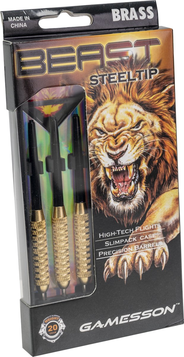 Bex Sunsport Dartpijlen Set Beast - Recreatieve Dartpijlen - Steel tip - Complete Set Voor Thuisgebruik - Precisiespel - Vanaf 8 Jaar - 20 Gram — afbeelding 2