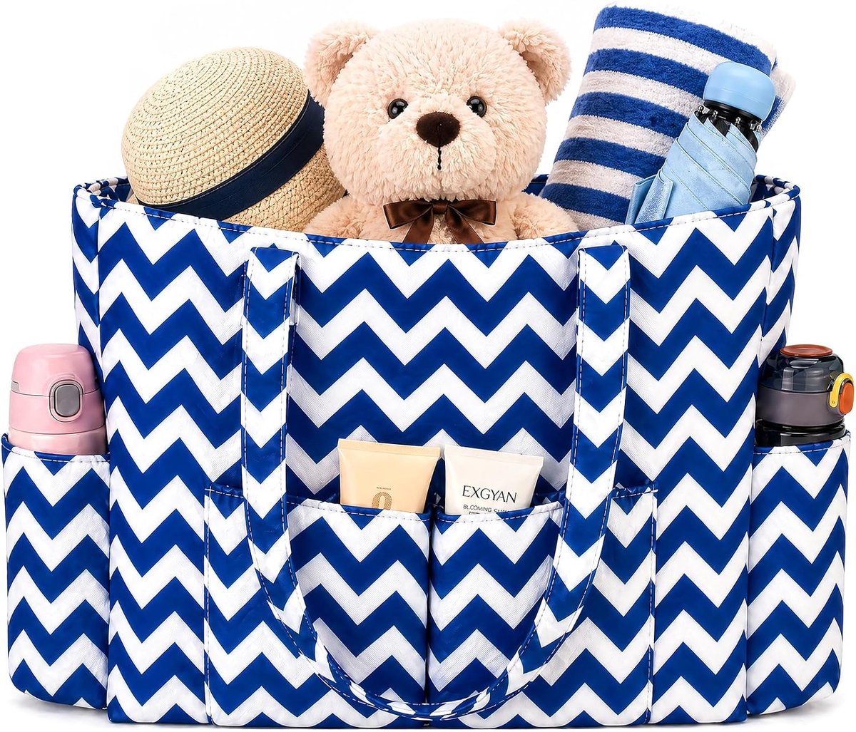 Strandtas voor vrouwen - groot - waterdicht en zandproof - ideaal voor zomervakantie - SnelShoppen