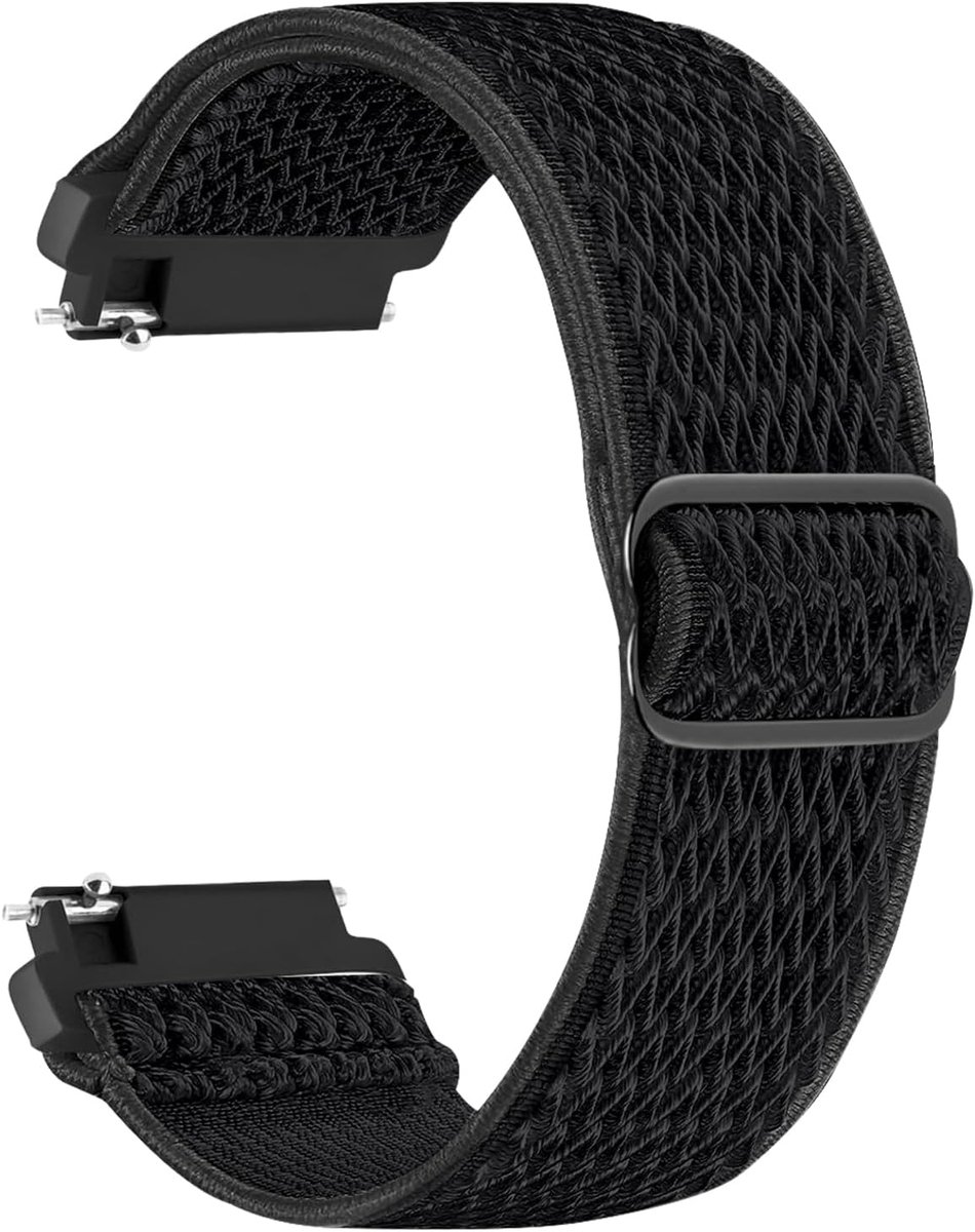 Horlogeband 16mm 18mm 19mm 20mm 22mm - Elastisch nylon - Ademend sportarmband - Voor heren en dames - SnelShoppen