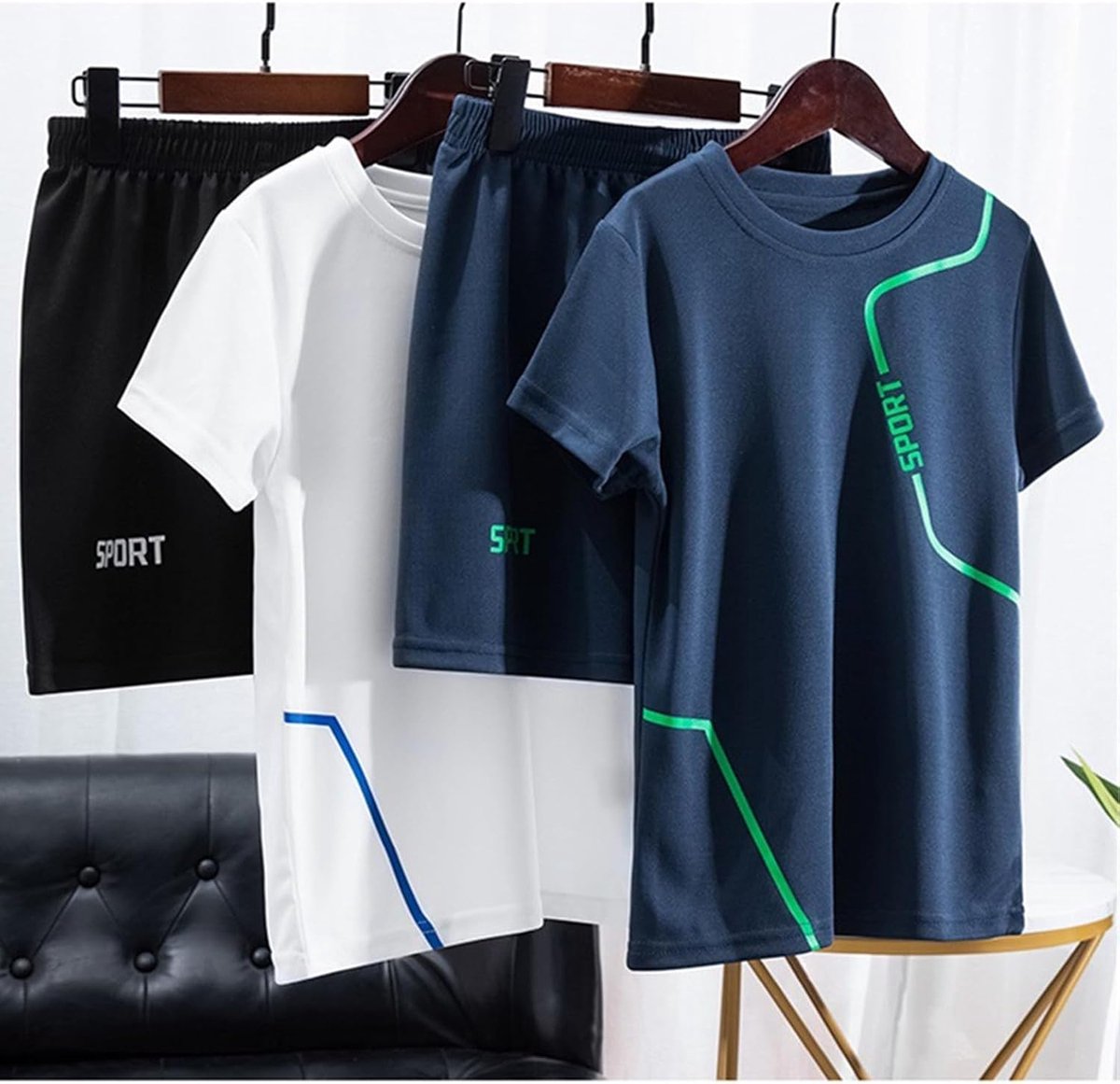 Baby dooppak jongen 68 - korte mouwen - casual set - ideaal voor de zomer - SnelShoppen