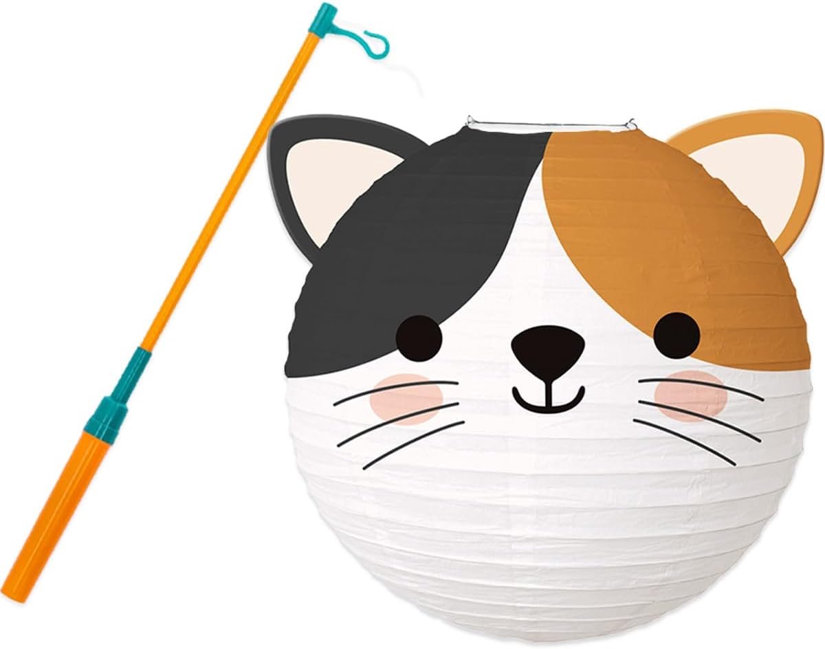 Lampion Sint Maarten - Papieren lantern met licht - Dieren motief - Decoratie voor kinderen - SnelShoppen