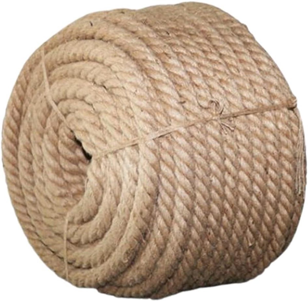 Dik Touw - Jute Touw Tuinieren - Bundelen en Decoratie - Natuurlijke Vezels - 16 mm 50 m - Bruin